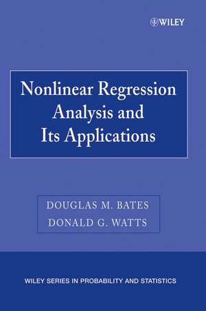 Nonlinear Regression Analysis Applns P de Bates