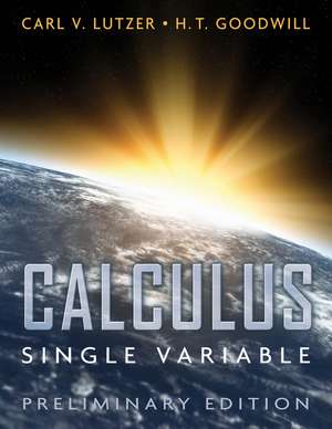 Calculus de Carl V Lutzer