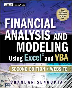 Financial Analysis and Modeling Using Excel and VBA 2e + CD–ROM de C Sengupta