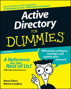 Active Directory for Dummies de Steve Clines