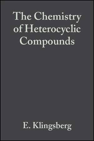 The Chemistry of Heterocyclic Compounds V14 Part 2 – Pyridine and its Derivatives de E Klingsberg