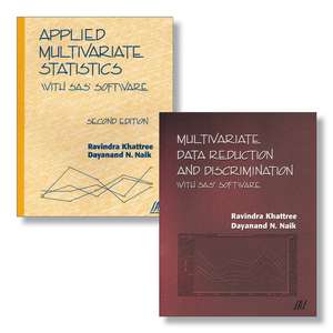 Applied Multivariate Statistics With SAS Software 2e and Multivariate Data Reduction and Discrimination with SAS Software Set de R Khattree