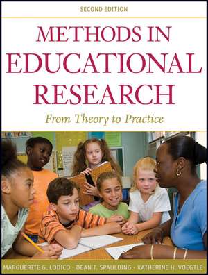 Methods in Educational Research – From Theory to Practice 2e de MG Lodico