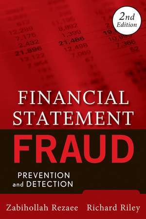 Financial Statement Fraud – Prevention and Detection 2e de Z Rezaee