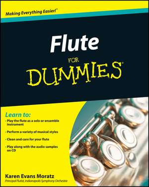 Flute For Dummies de KE Moratz