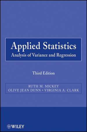 Applied Statistics 3E P (POD) de Mickey