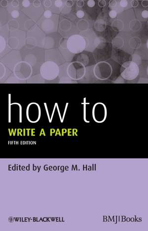 How to Write a Paper 5e de GM Hall