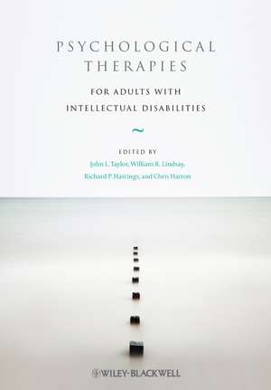 Psychological Therapies for Adults with Intellectual Disabilities de JL Taylor