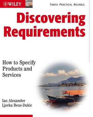 Discovering Requirements de Ian F Alexander