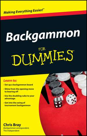 Backgammon For Dummies de C Bray