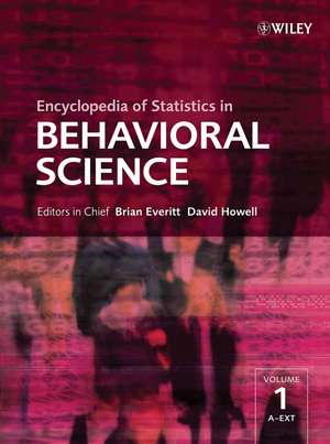 Encyclopedia of Statistics in Behavioral Science 4VS de BS Everitt