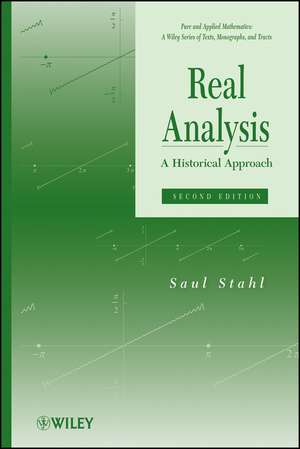 Real Analysis – A Historical Approach 2e de S Stahl