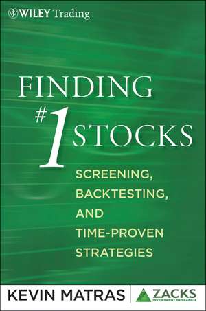 Finding #1 Stocks de Kevin Matras