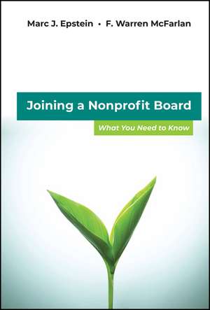 Joining a Nonprofit Board – What You Need to Know de FW Epstein