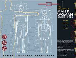 The Measure of Man and Woman – Human Factors in Design Revised Edition +CD de Henry Dreyfuss