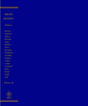 Organic Reactions V58 de LE Overman