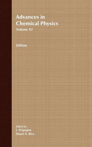 Advances in Chemical Physics V92 de I Prigogine