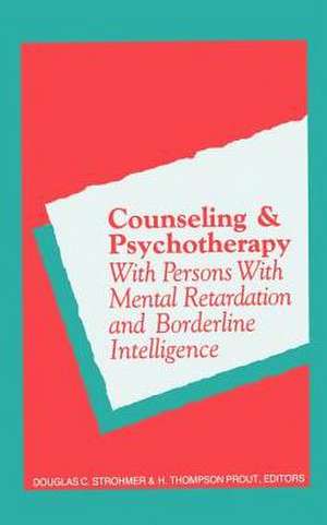 Counseling and Therapy – Mental Retardation de DC Strohmer