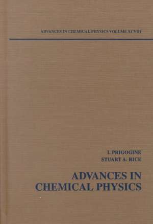 Advances in Chemical Physics V98 de I Prigogine