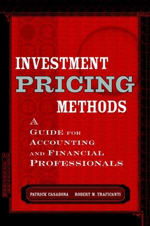 Investment Pricing Methods de Patrick Casabona