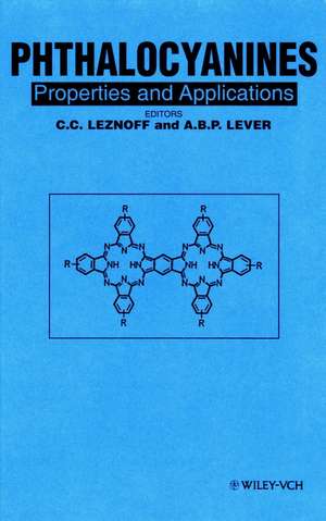 Phthalocyanines V 1 de Leznoff