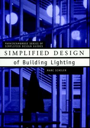 Simplified Design of Building Lighting de M Schiler