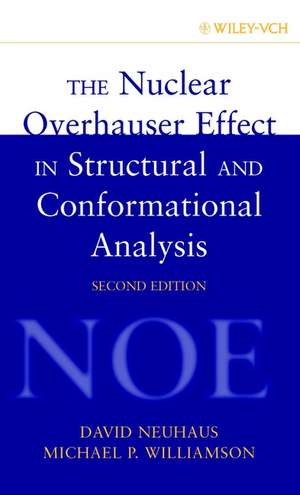 Nuclear Overhauser Effect (NOE) 2e de Neuhaus