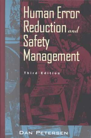 Human Error Reduction 3e de Petersen