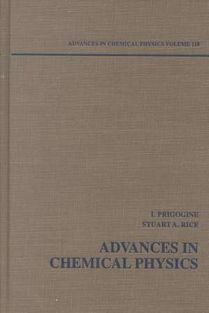 Advances in Chemical Physics V110 de I Prigogine