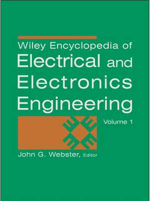 Wiley Encyclopedia of Electrical and Electronics Engineering Supplement 1 de JG Webster