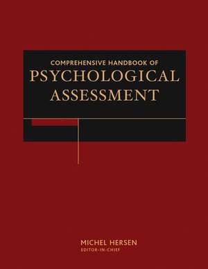 Comprehensive Handbook of Psychological Assessment 4V Set de M. Hersen