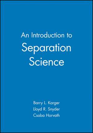 Separation Science de Karger