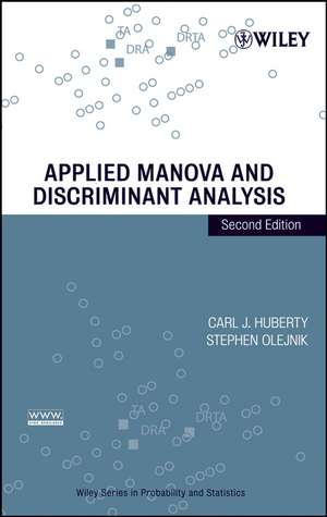 Applied MANOVA and Discriminant Analysis 2e de CJ Huberty