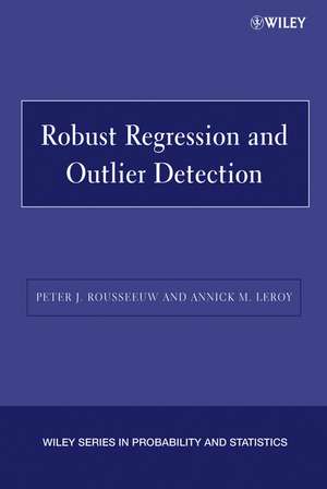 Robust Regression and Outlier Detection de PJ Rousseeuw