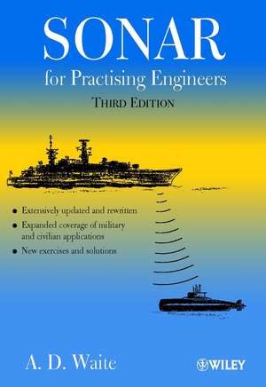 Sonar for Practising Engineers 3e de AD Waite