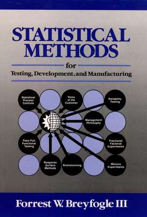 Statistical Methods for Testing, Development, and Manufacturing de Forrest W Breyfogle