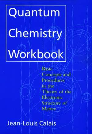 Quantum Chemistry Workbook de Calais