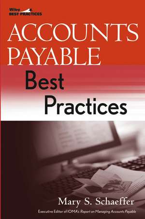 Accounts Payable Best Practices de MS Schaeffer