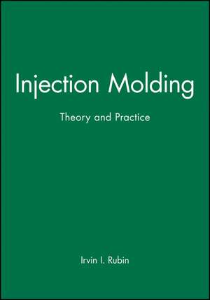 Injection Molding – Theory and Practice de JI Rubin