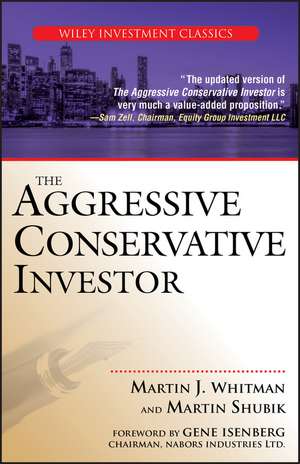 The Aggressive Conservative Investor de MJ Whitman