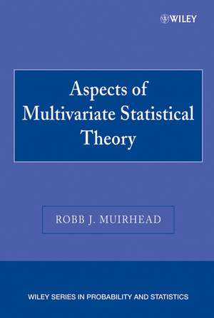 Aspects Multivariate Statistic Theory P de Robb J Muirhead