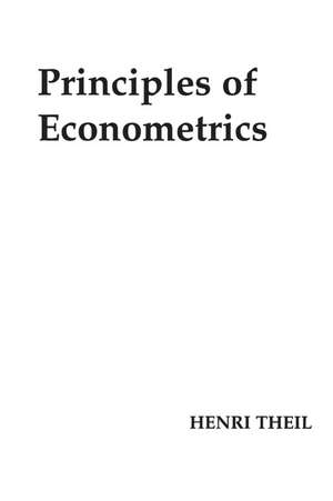 Principles of Econometrics de H Theil