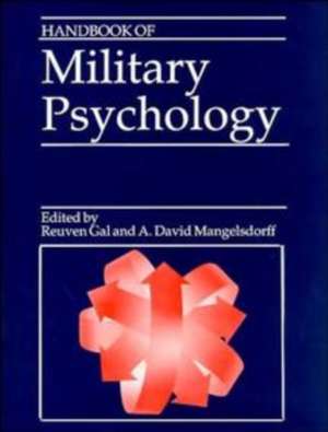 Hdbk of Military Psychology de R Gal