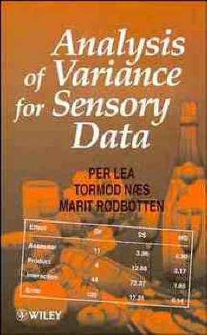 Analysis of Variance for Sensory Data de P Lea