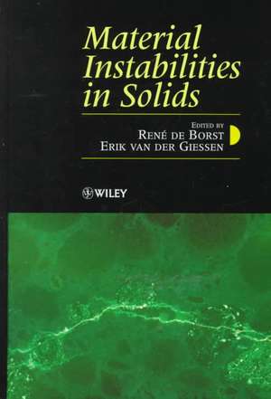 Material Instabilities in Solids de R. De Borst