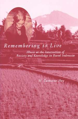 Remembering to Live: Illness at the Intersection of Anxiety and Knowledge in Rural Indonesia de M. Hay