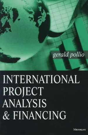 International Project Analysis and Financing de Gerald Pollio