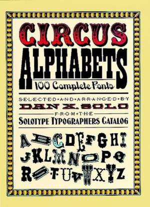 Circus Alphabets de Dan X Solo