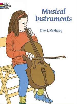 McHenry, E: Musical Instruments Coloring Book