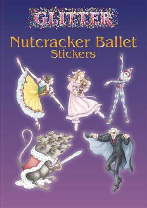 Glitter Nutcracker Ballet Stickers de Darcy May